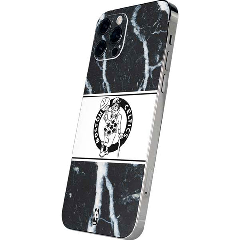 NBA Boston Celtics Marble iPhone 12 Pro Skin