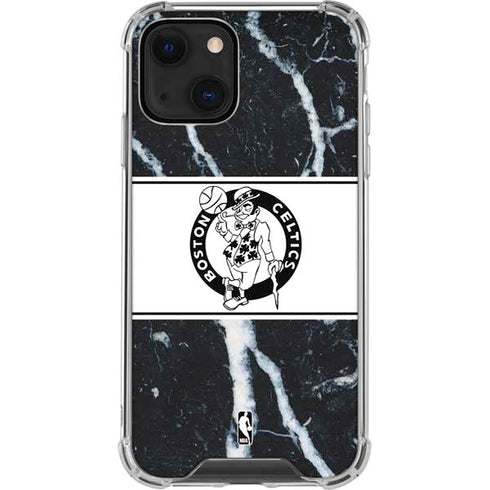 NBA Boston Celtics Marble iPhone 13 Clear Case