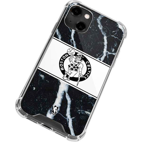 NBA Boston Celtics Marble iPhone 13 Clear Case