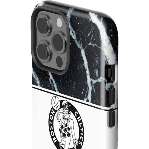 NBA Boston Celtics Marble iPhone 13 Pro Max Impact Case