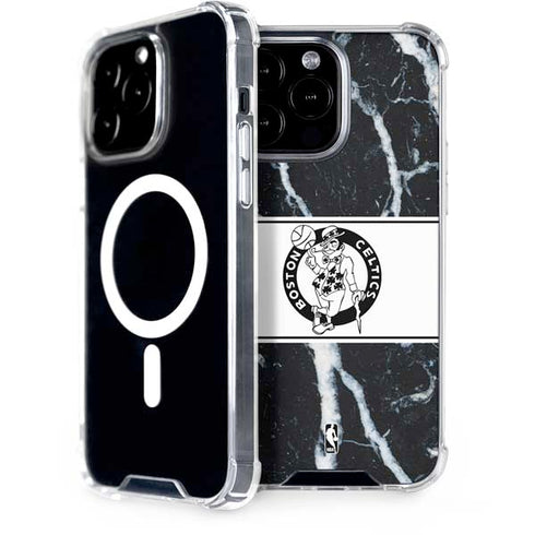 NBA Boston Celtics Marble iPhone 15 Pro Max MagSafe Case