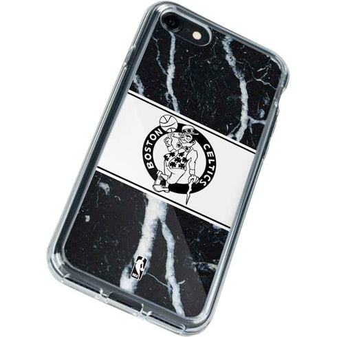 NBA Boston Celtics Marble iPhone SE (2nd & 3rd Gen) Clear Case