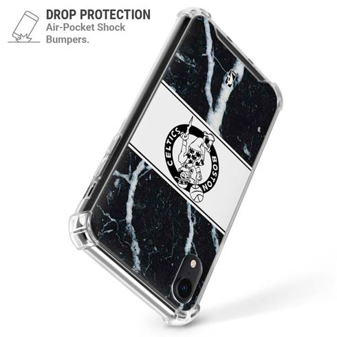 NBA Boston Celtics Marble iPhone XR Clear Case