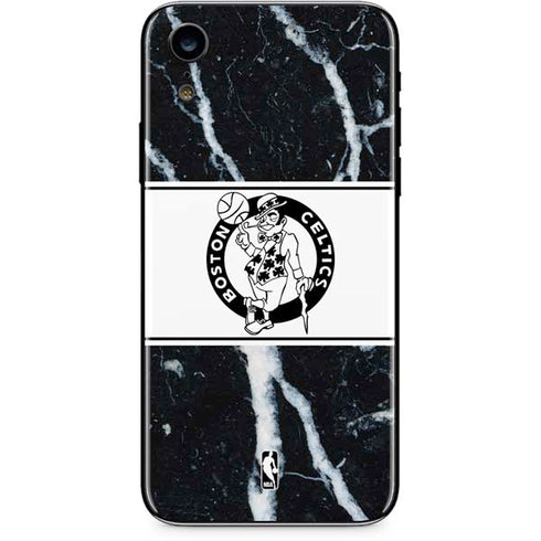 NBA Boston Celtics Marble iPhone XR Skin