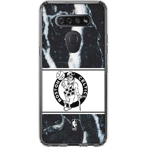 NBA Boston Celtics Marble LG K51/Q51 Clear Case