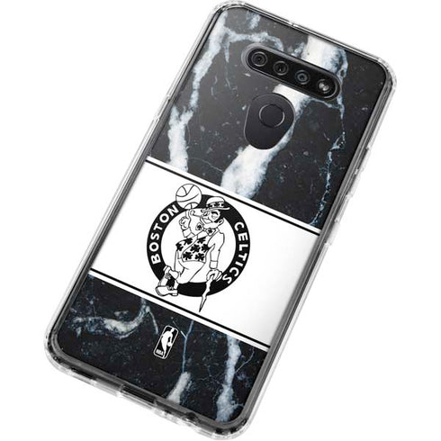 NBA Boston Celtics Marble LG K51/Q51 Clear Case