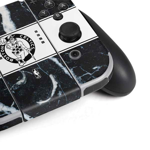 NBA Boston Celtics Marble Nintendo Switch OLED (2021) Skin