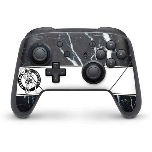 NBA Boston Celtics Marble Nintendo Switch Pro Controller Skin