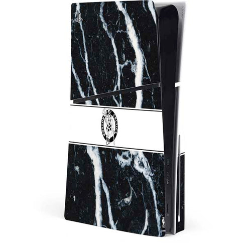 NBA Boston Celtics Marble PS5 Slim Disk Console Skin