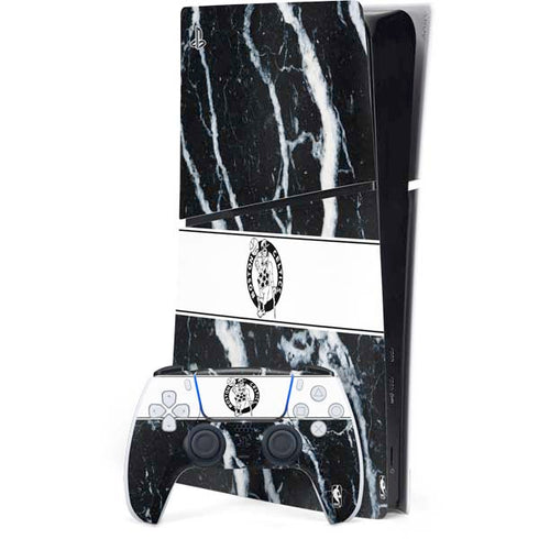 NBA Boston Celtics Marble PS5 Slim Digital Edition Console Skin