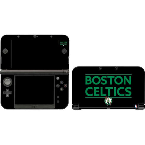NBA Boston Celtics Standard - Black 3DS XL 2015 Skin