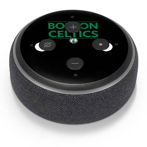 NBA Boston Celtics Standard - Black Amazon Echo Dot Skin