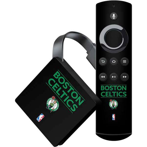 NBA Boston Celtics Standard - Black Amazon Fire TV Skin