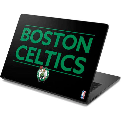 NBA Boston Celtics Standard - Black Dell Chromebook Skin