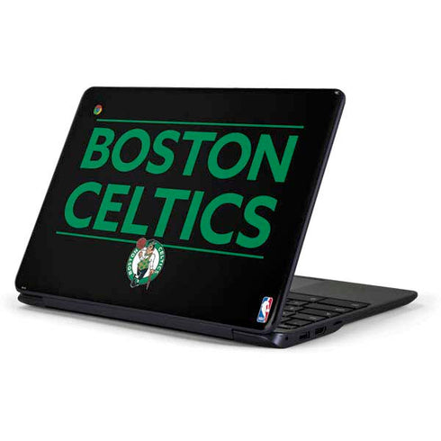 NBA Boston Celtics Standard - Black Samsung Chromebook Skin