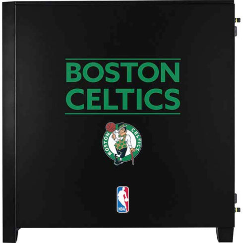 NBA Boston Celtics Standard - Black Corsair 4000D Tempered Glass Mid-Tower ATX Case Skin