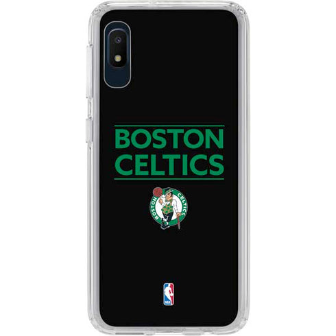 NBA Boston Celtics Standard - Black Galaxy A10e Clear Case