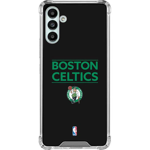 NBA Boston Celtics Standard - Black Galaxy A13 5G Clear Case