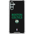 NBA Boston Celtics Standard - Black Galaxy A13 5G Clear Case