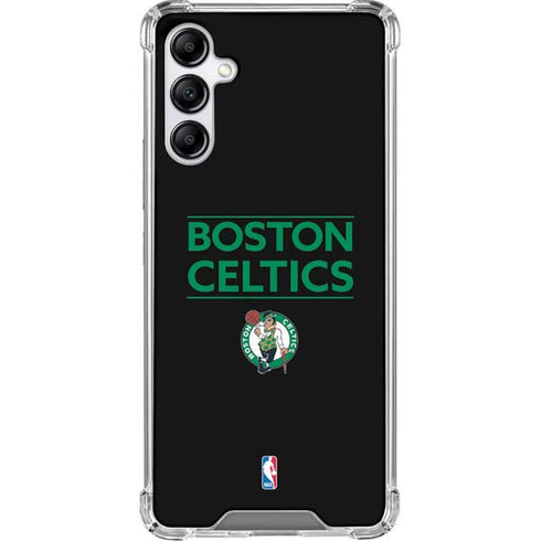 NBA Boston Celtics Standard - Black Galaxy A14 5G Clear Case
