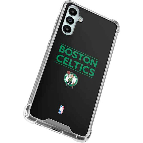NBA Boston Celtics Standard - Black Galaxy A14 5G Clear Case