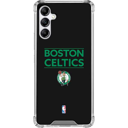 NBA Boston Celtics Standard - Black Galaxy A15 5G Clear Case