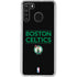 NBA Boston Celtics Standard - Black Galaxy A21 Clear Case