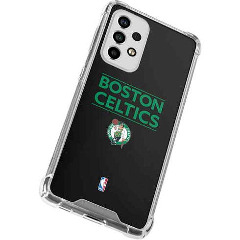 NBA Boston Celtics Standard - Black Galaxy A53 5G Clear Case