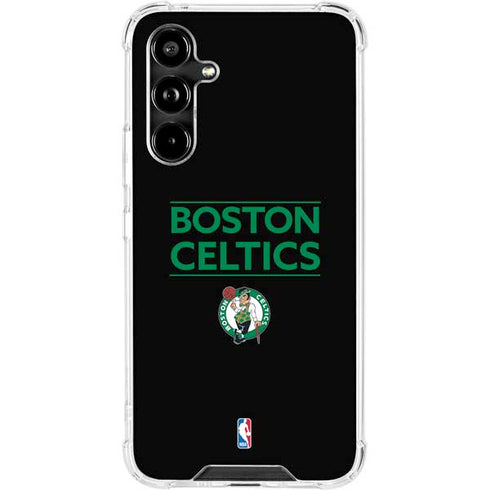 NBA Boston Celtics Standard - Black Galaxy A54 5G Clear Case