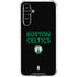 NBA Boston Celtics Standard - Black Galaxy A54 5G Clear Case