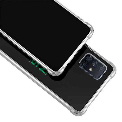NBA Boston Celtics Standard - Black Galaxy A71 5G Clear Case