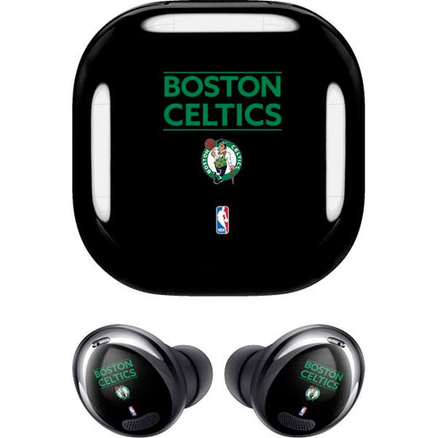 NBA Boston Celtics Standard - Black Galaxy Buds Pro Skin