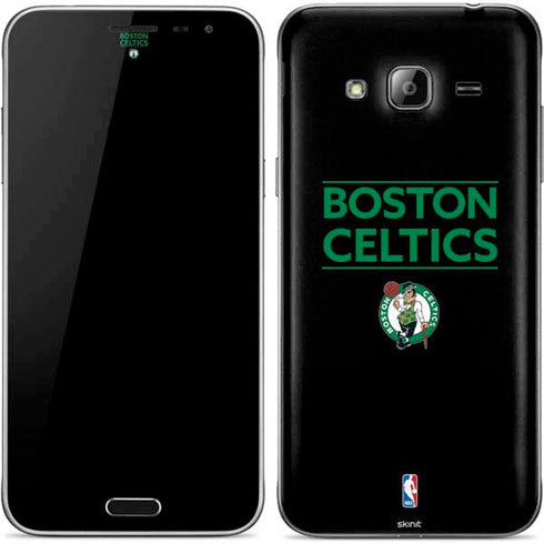 NBA Boston Celtics Standard - Black Galaxy J3 Skin