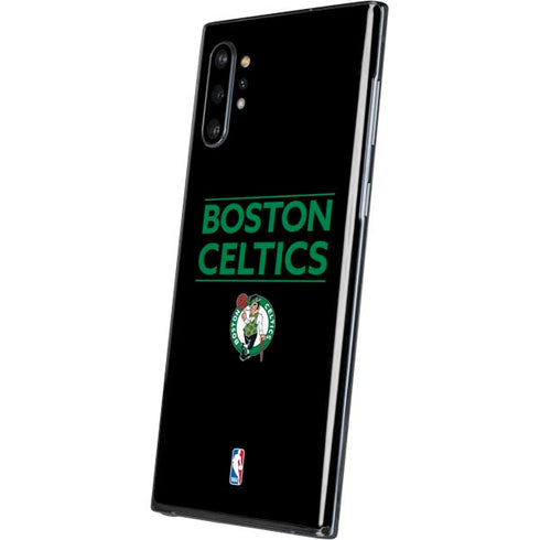 NBA Boston Celtics Standard - Black Galaxy Note 10 Plus Skin