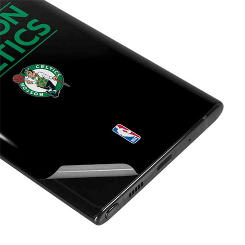 NBA Boston Celtics Standard - Black Galaxy Note 10 Plus Skin