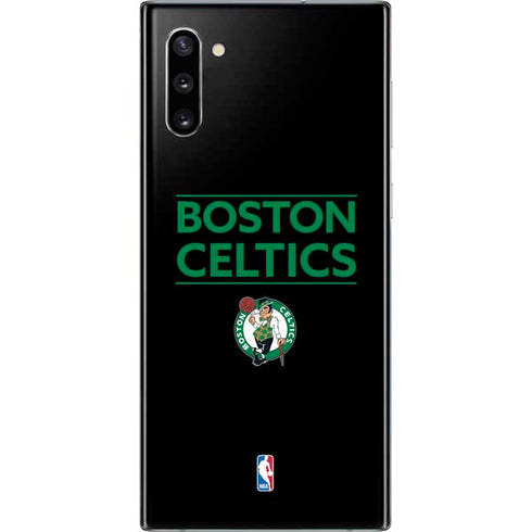NBA Boston Celtics Standard - Black Galaxy Note 10 Skin