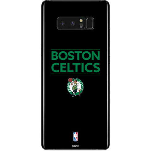 NBA Boston Celtics Standard - Black Galaxy Note 8 Skin