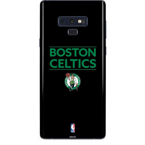 NBA Boston Celtics Standard - Black Galaxy Note 9 Skin