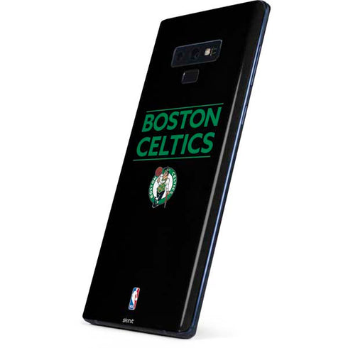 NBA Boston Celtics Standard - Black Galaxy Note 9 Skin
