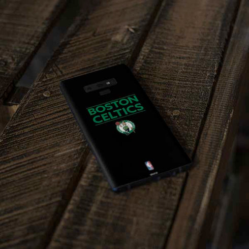 NBA Boston Celtics Standard - Black Galaxy Note 9 Skin