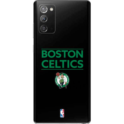 NBA Boston Celtics Standard - Black Galaxy Note20 5G Skin