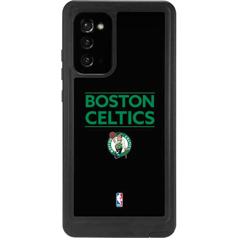 NBA Boston Celtics Standard - Black Galaxy Note20 5G Waterproof Case