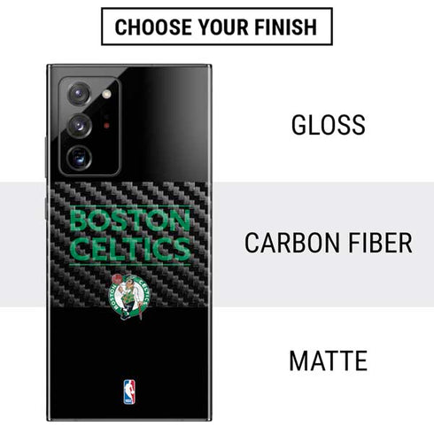 NBA Boston Celtics Standard - Black Galaxy Note20 Ultra 5G Skin