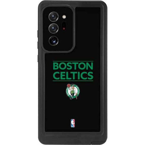 NBA Boston Celtics Standard - Black Galaxy Note20 Ultra 5G Waterproof Case