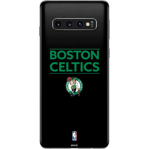 NBA Boston Celtics Standard - Black Galaxy S10 Skin