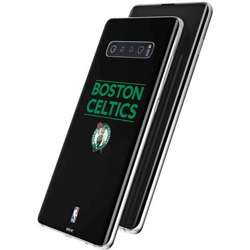 NBA Boston Celtics Standard - Black Galaxy S10 Skin
