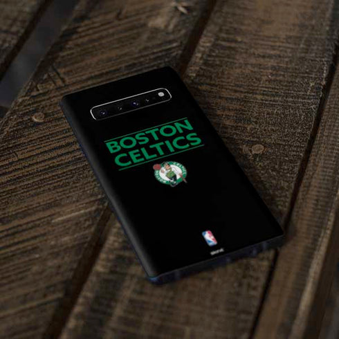 NBA Boston Celtics Standard - Black Galaxy S10 Skin