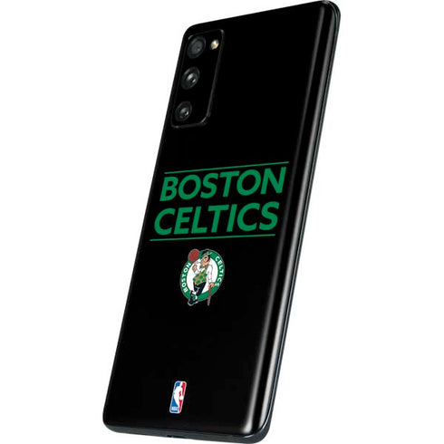 NBA Boston Celtics Standard - Black Galaxy S20 Fan Edition Skin