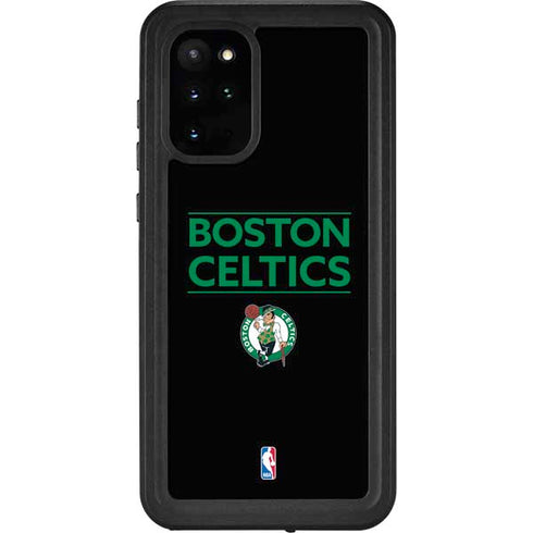NBA Boston Celtics Standard - Black Galaxy S20 Plus Waterproof Case