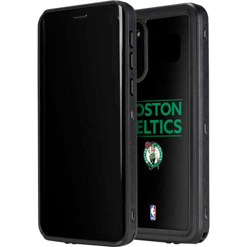 NBA Boston Celtics Standard - Black Galaxy S20 Waterproof Case